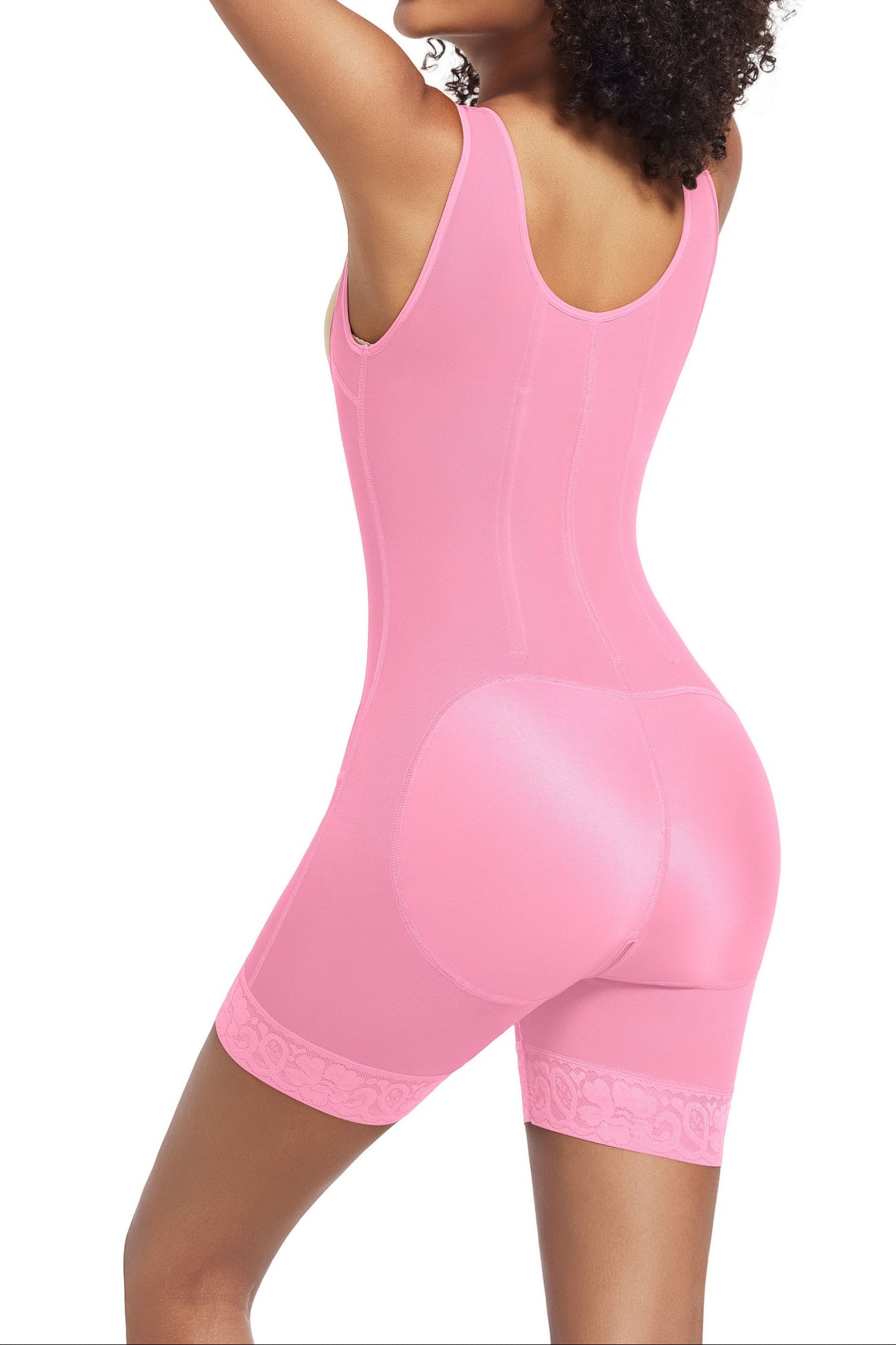 SHAPMAMA™ High Compression Shapewear with Front Zipper and Mid Thigh