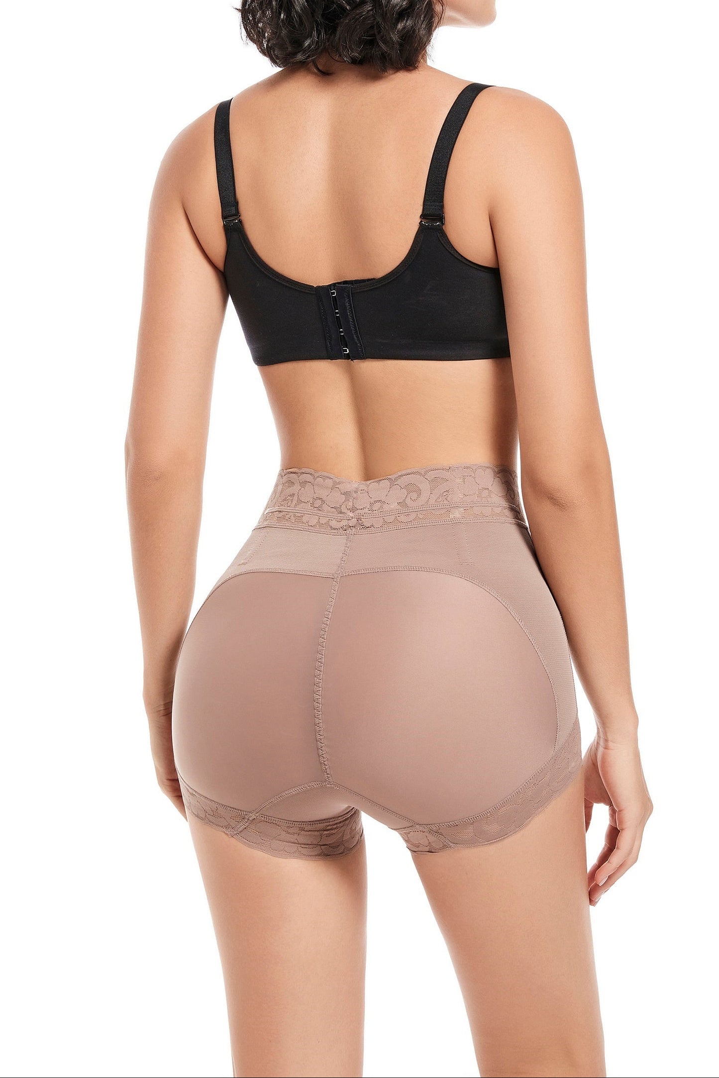 SHAPMAMA™ Classic Women's Body Shaper with Lace Butt Lifter Tummy Control Underwear Panties Smoothing Briefs