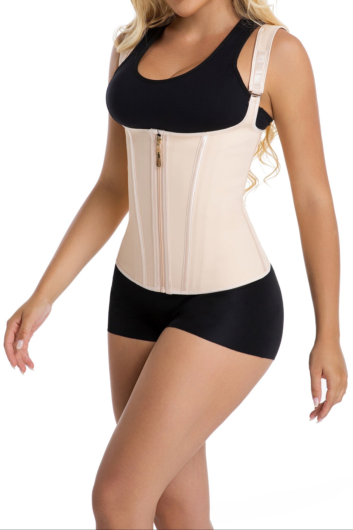 SHAPMAMA™ Double Compression Fajas Colombianas Tummy Control Steel Boned Waist Trainer