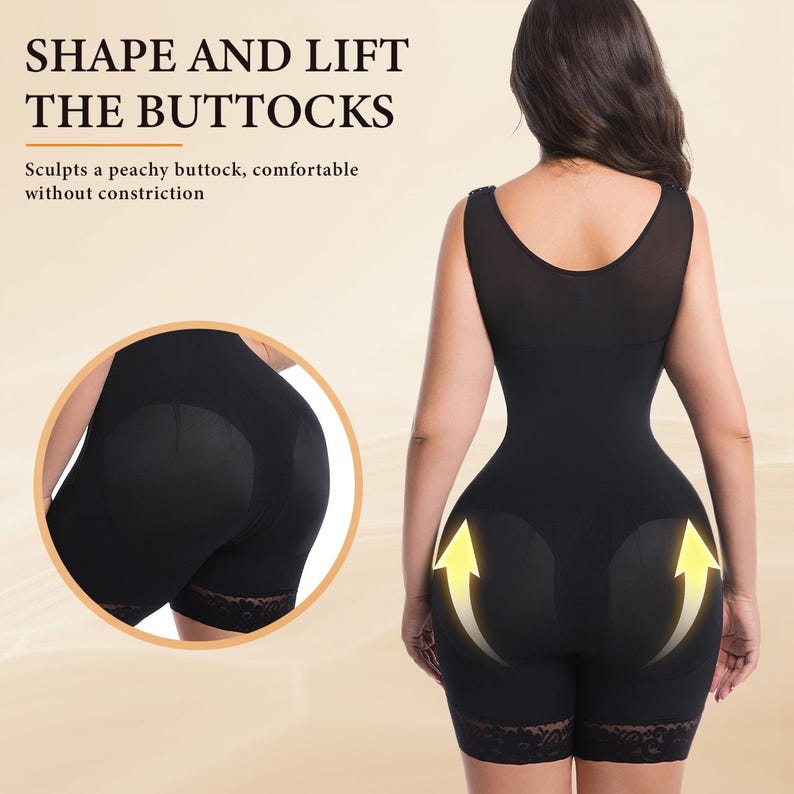 SHAPMAMA™ Women's Fajas Colombianas Body Shapers with Strong Compression and Bra
