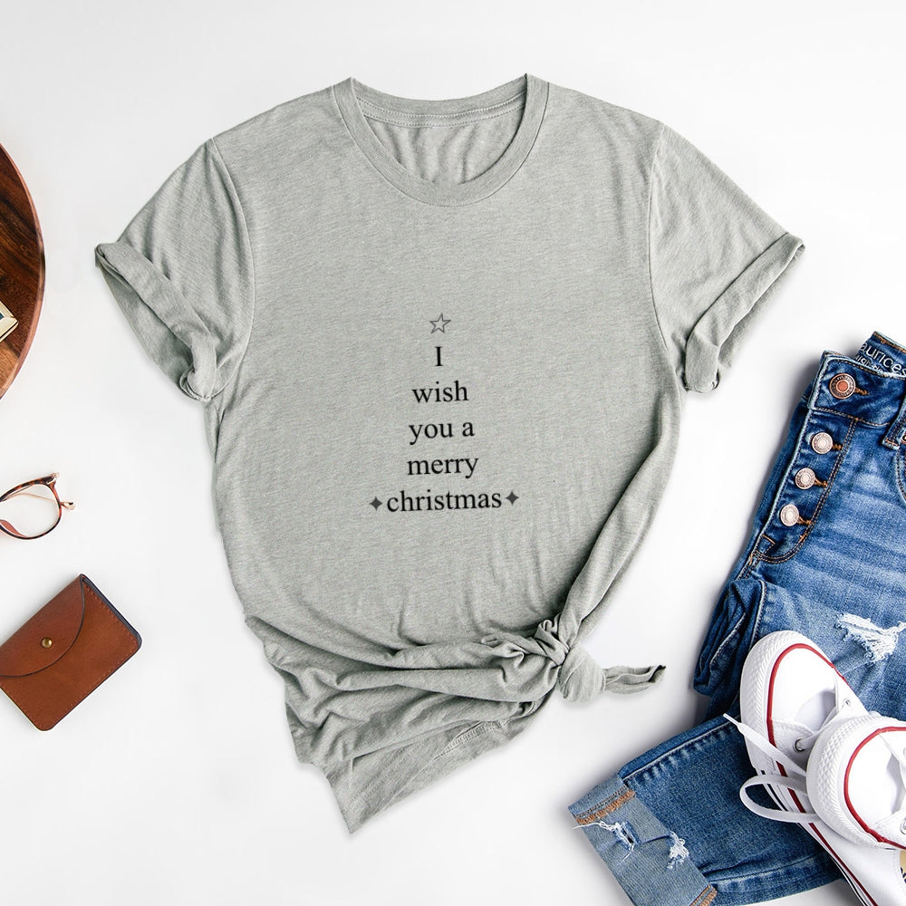 Customizable Fashion Printed Round Neck T-Shirt - podsforgirl 