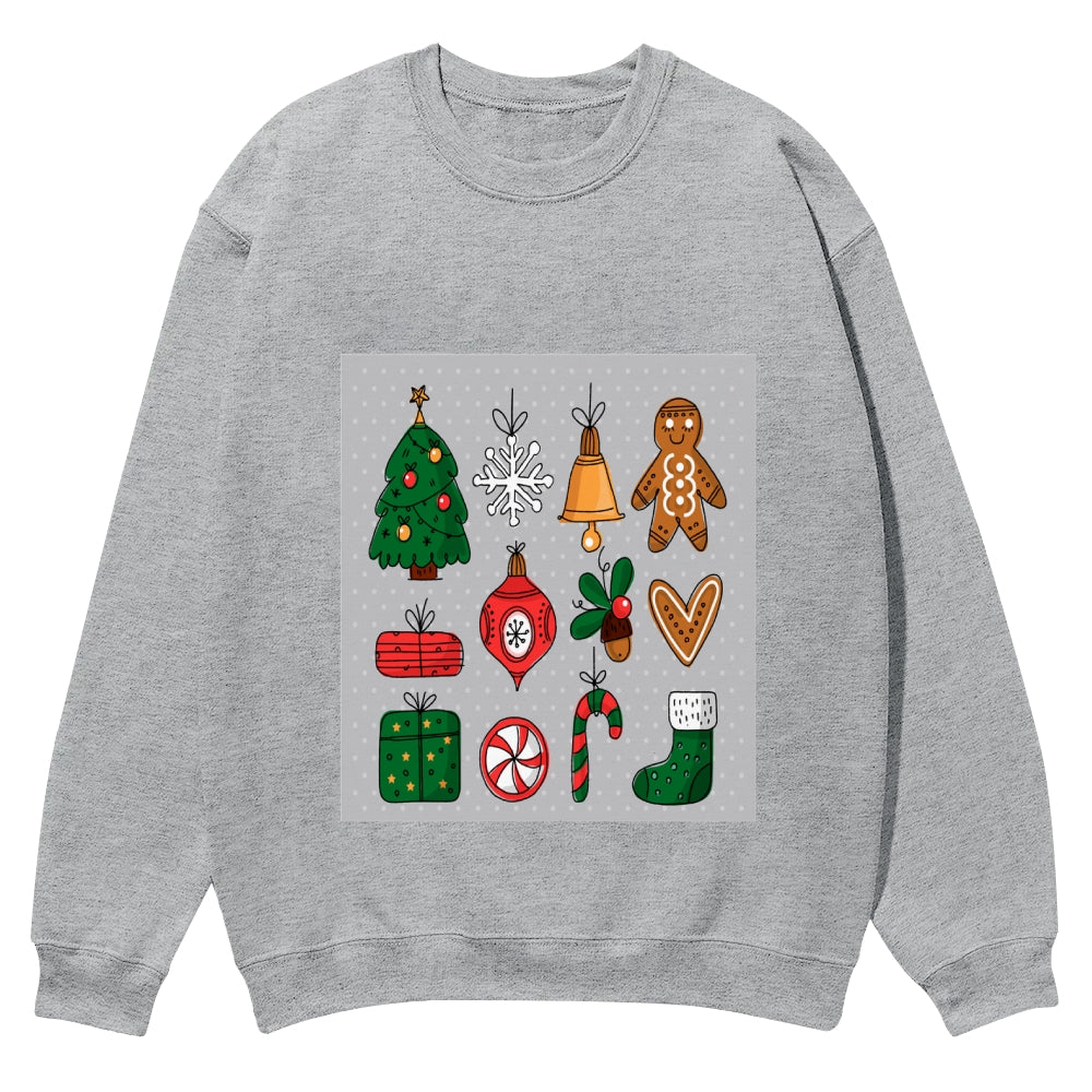 Adorable Christmas Round-Neck Sweater: Cuteness Overload for the Holidays - podsforgirl 