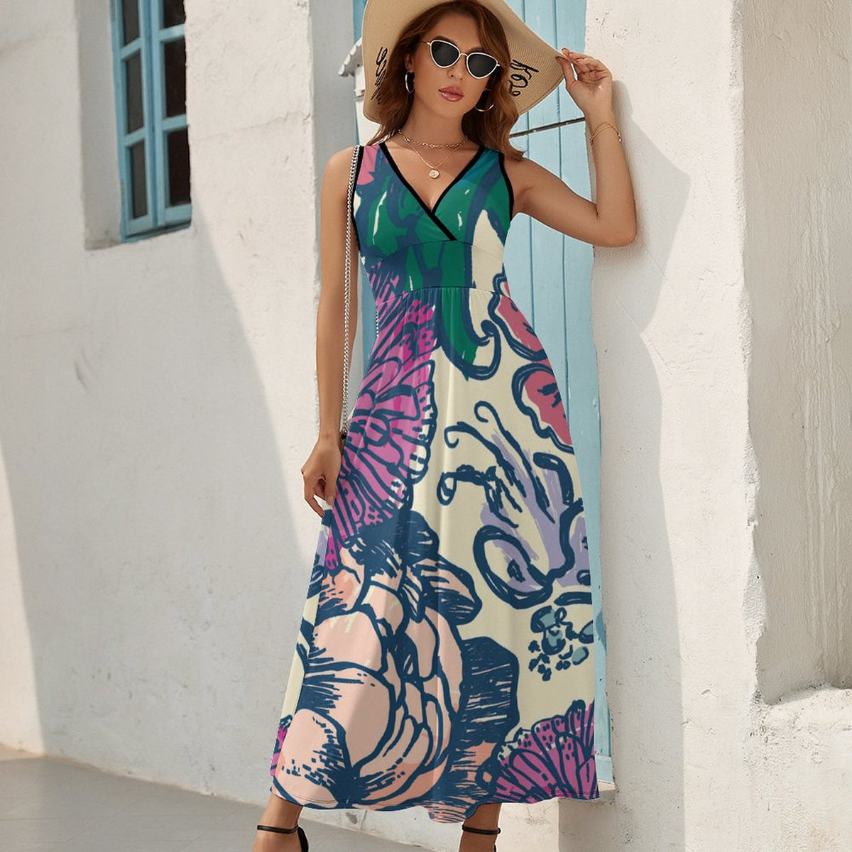 Sleeveless Maxi Dress: Effortless Elegance Unleashed - podsforgirl 