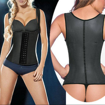 SHAPMAMA™ Waist Trainer for Women Body Shaper Corset Vest Tank Top with Steel Bones