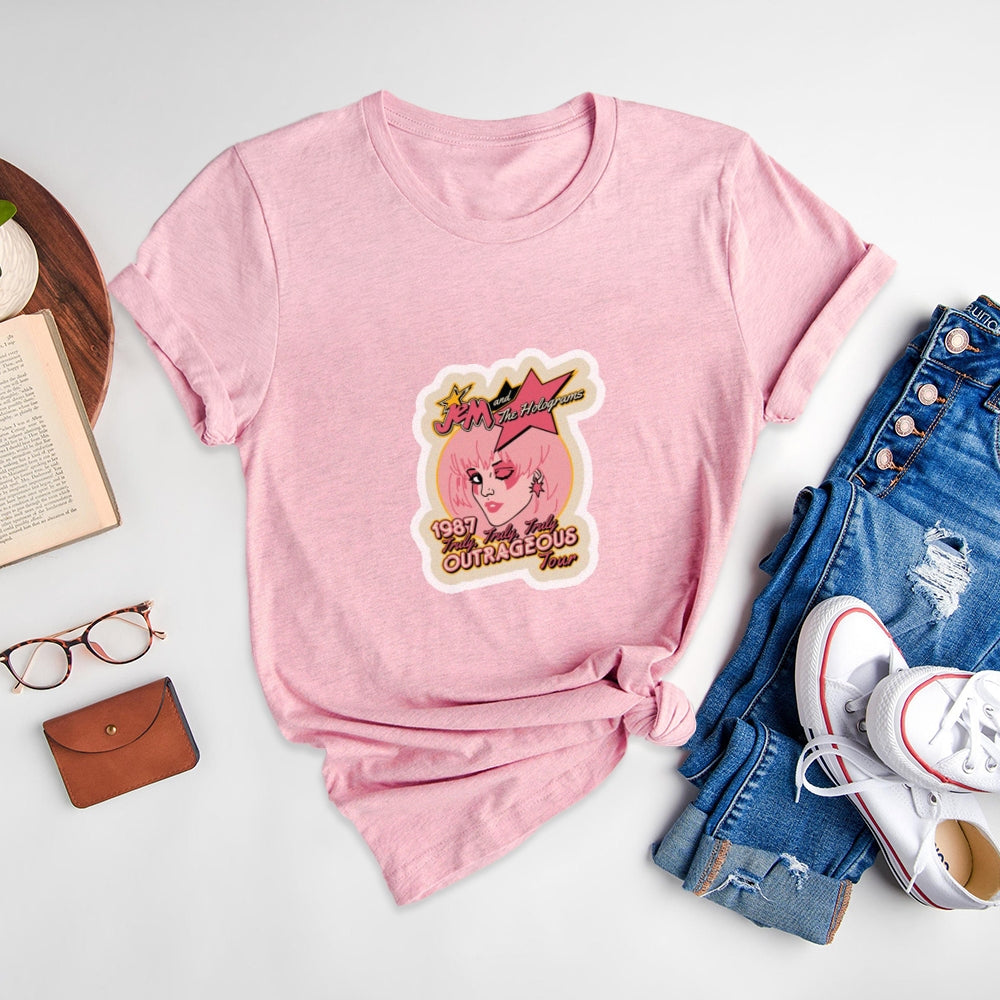 Customize Your Exclusive Printed Round Neck T-Shirt, Show Extraordinary Charm - podsforgirl 