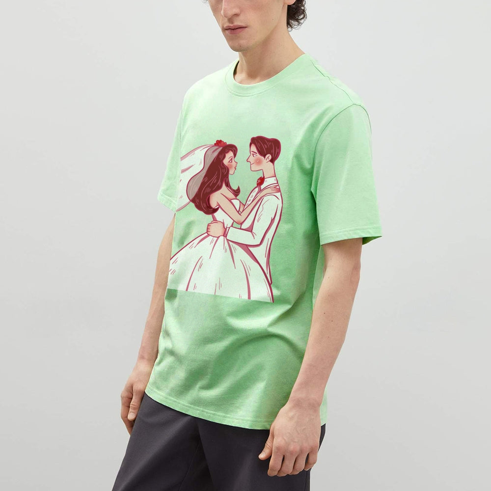 Matching Tees for Him and Her, Soft Cotton Comfort for Couples