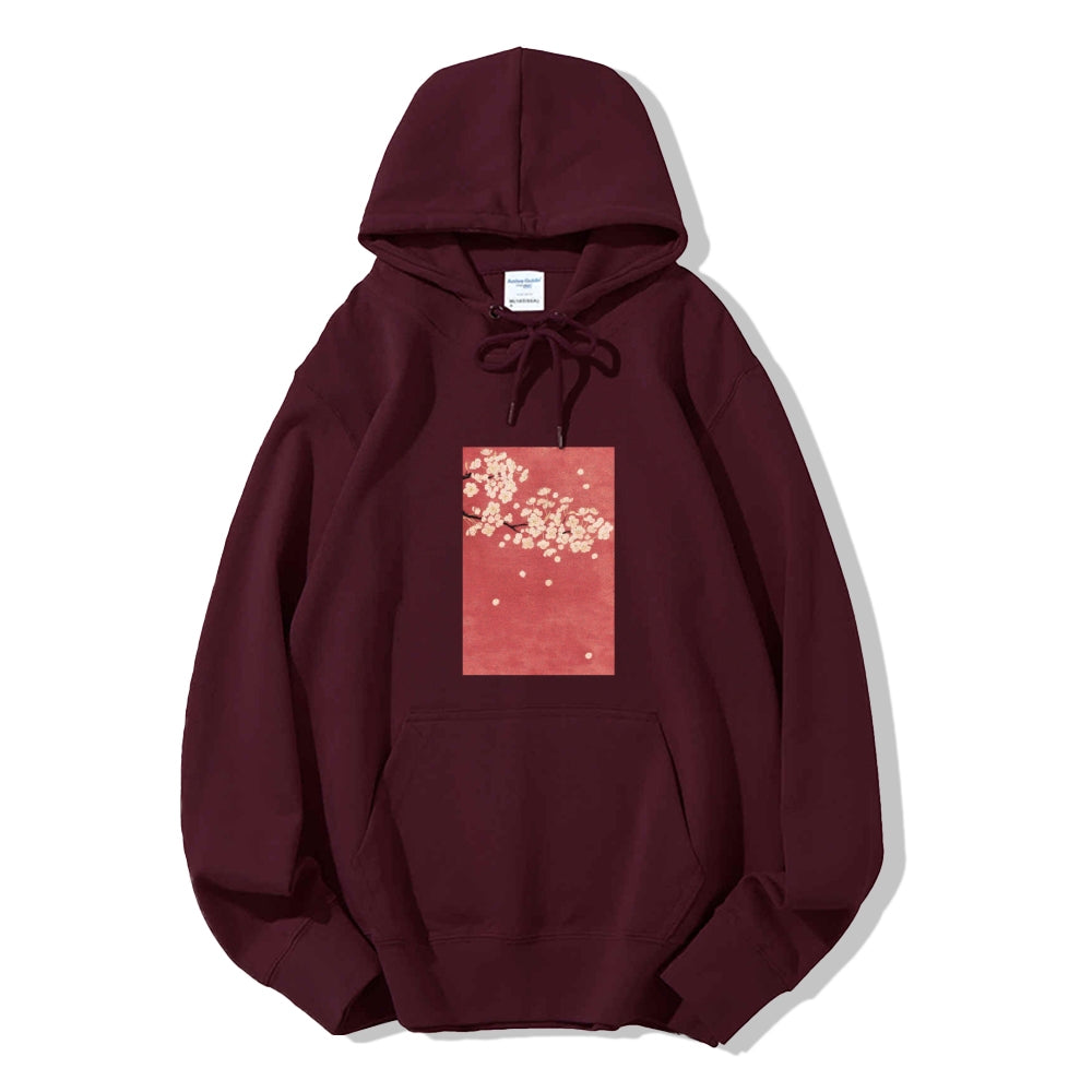 Sophisticated Printed Pullover Hoodie: Elegant Fashion Statement - podsforgirl 