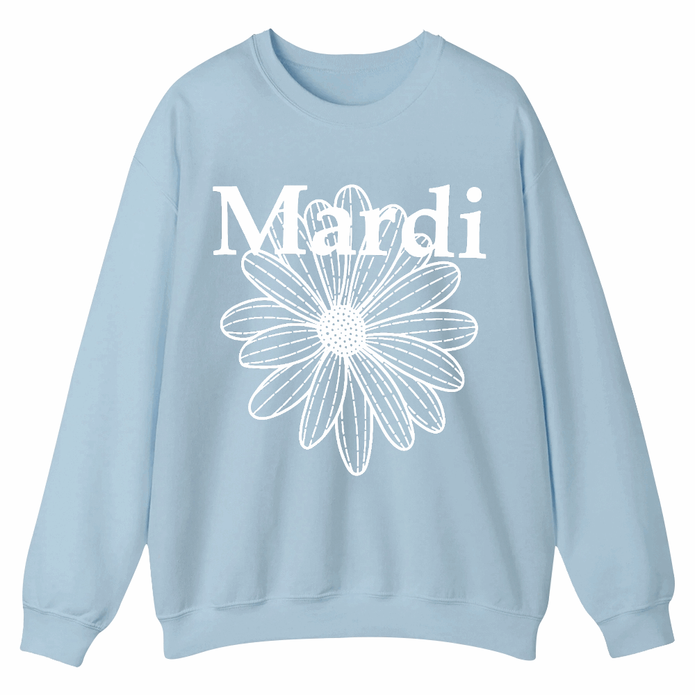 Vibrant Celebration: Mardi Gras Inspired Sweatshirt - podsforgirl 