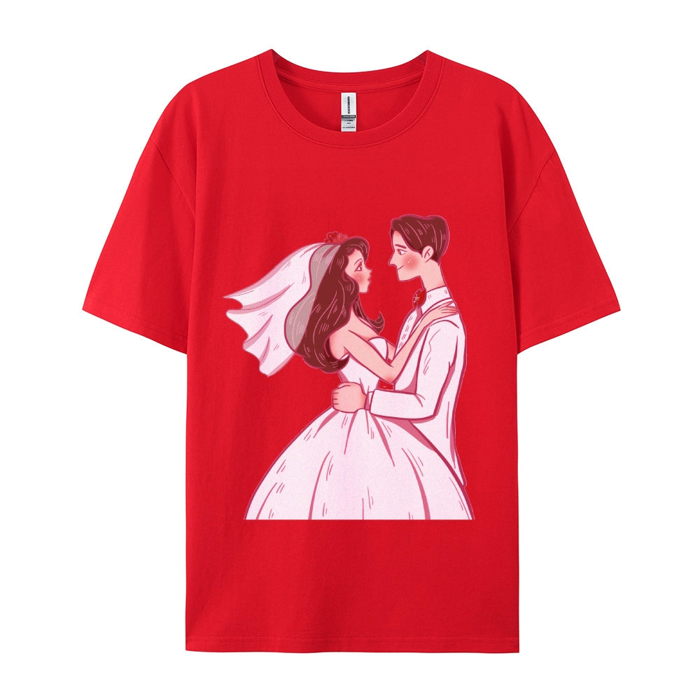 Matching Tees for Him and Her, Soft Cotton Comfort for Couples