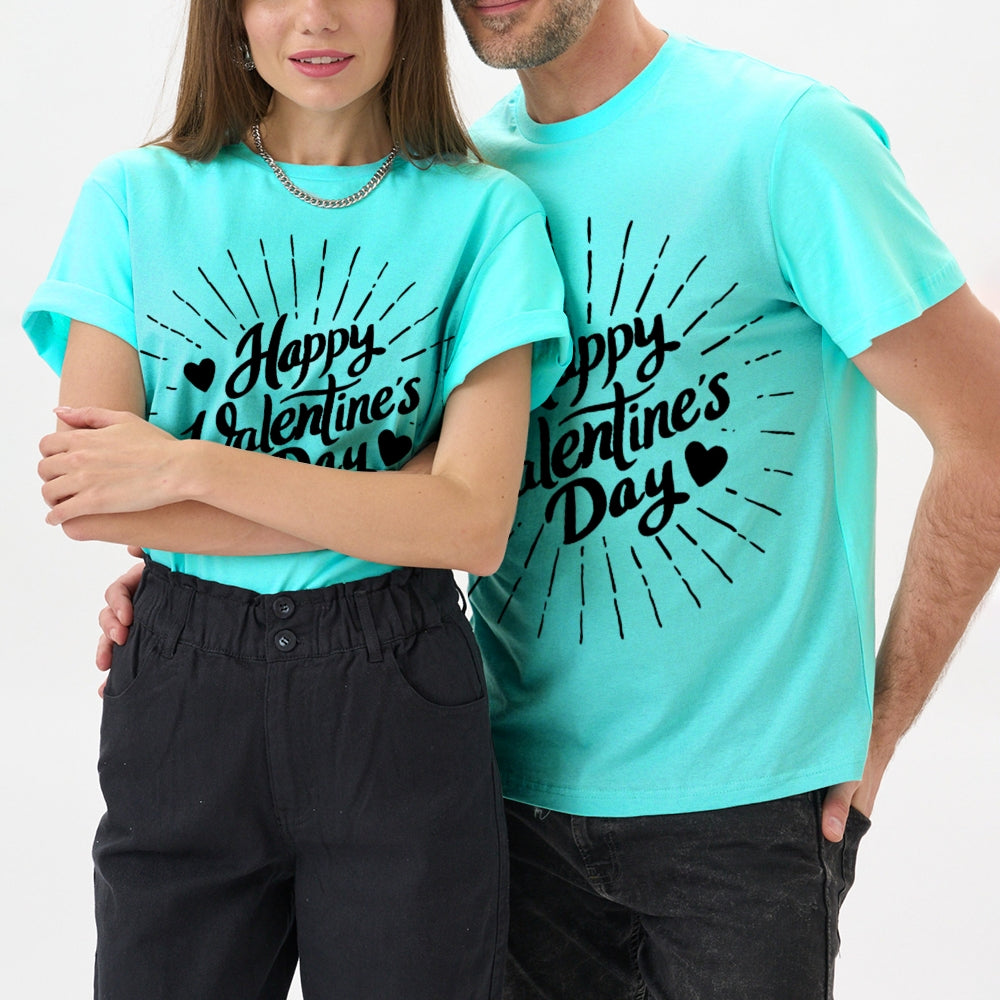 Matching Couple Tees - Pure Cotton Comfort for Every Occasion