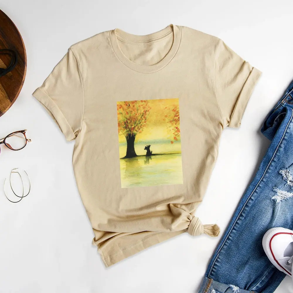 Natural Element Printed T-shirts, Embrace Green Life - Podsforgirl