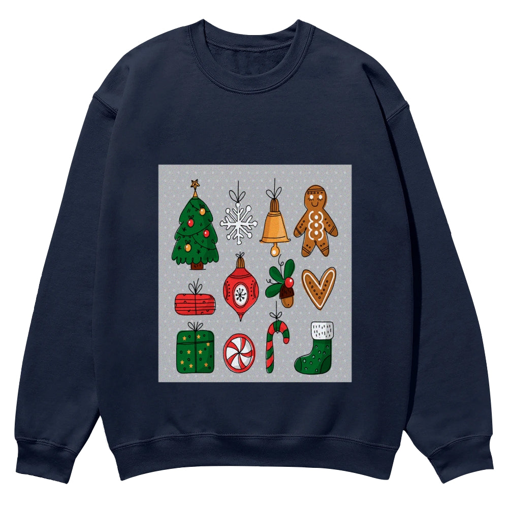 Adorable Christmas Round-Neck Sweater: Cuteness Overload for the Holidays - podsforgirl 