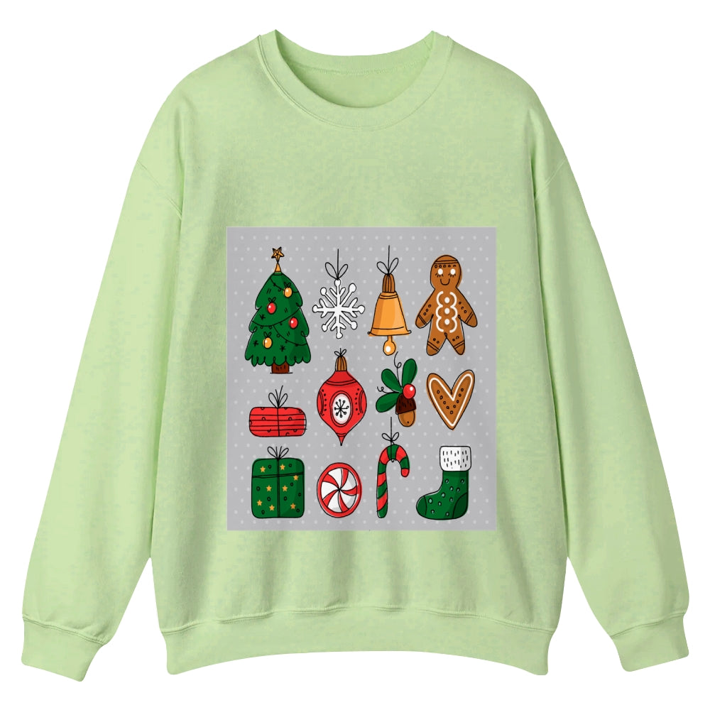 Adorable Christmas Round-Neck Sweater: Cuteness Overload for the Holidays - podsforgirl 