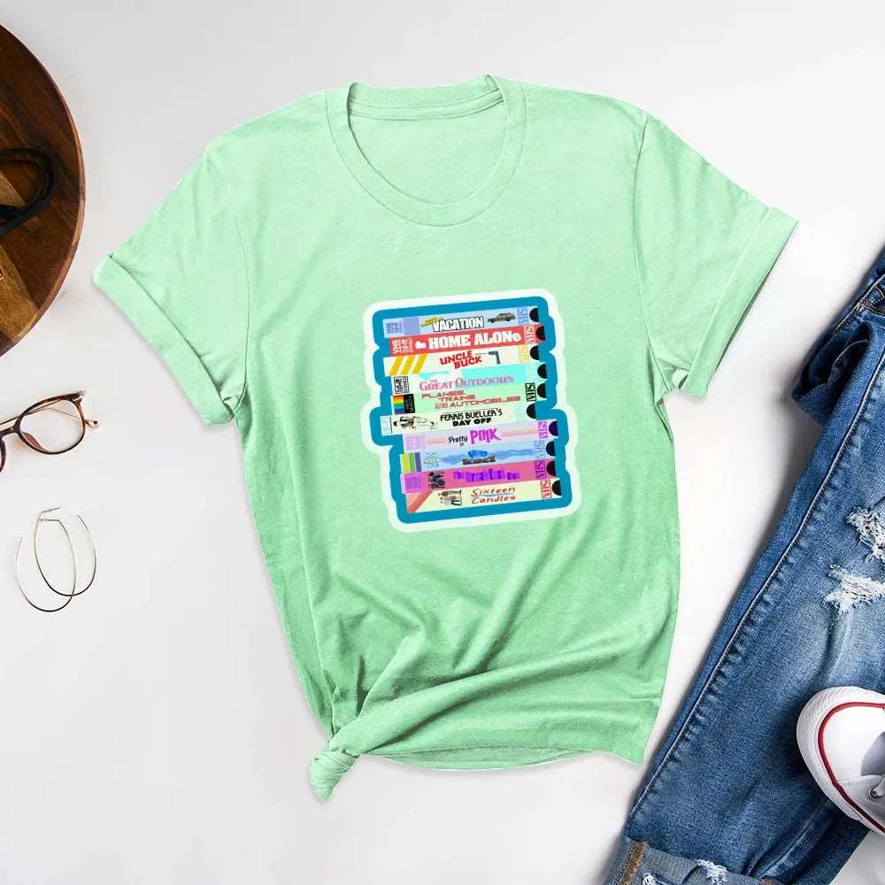 Creative Letter Combination Printed T-shirted,Show Unique Charm - Podsforgirl