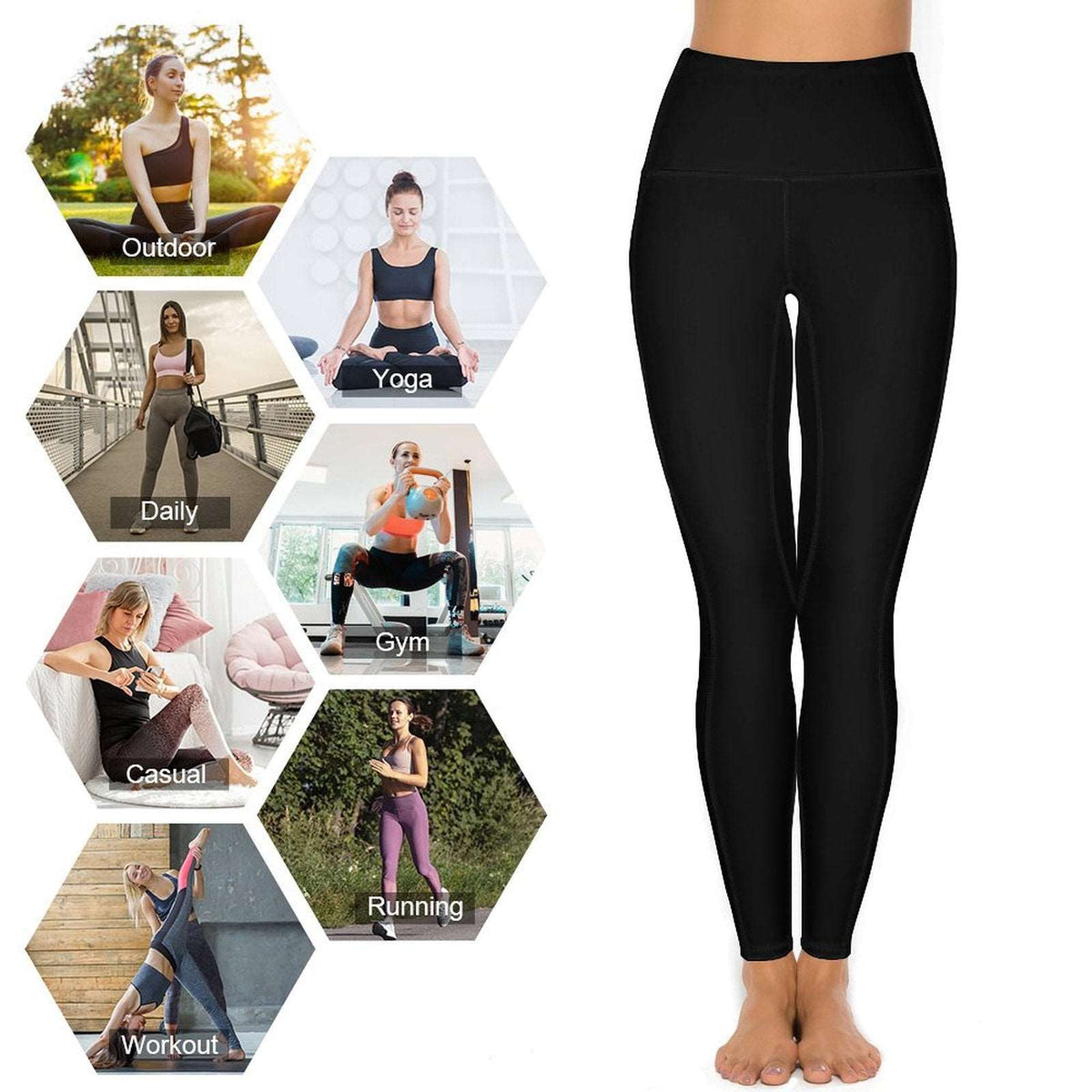 Premium Stretch Yoga Leggings - Perfect Fit for Flexibility and Movement.