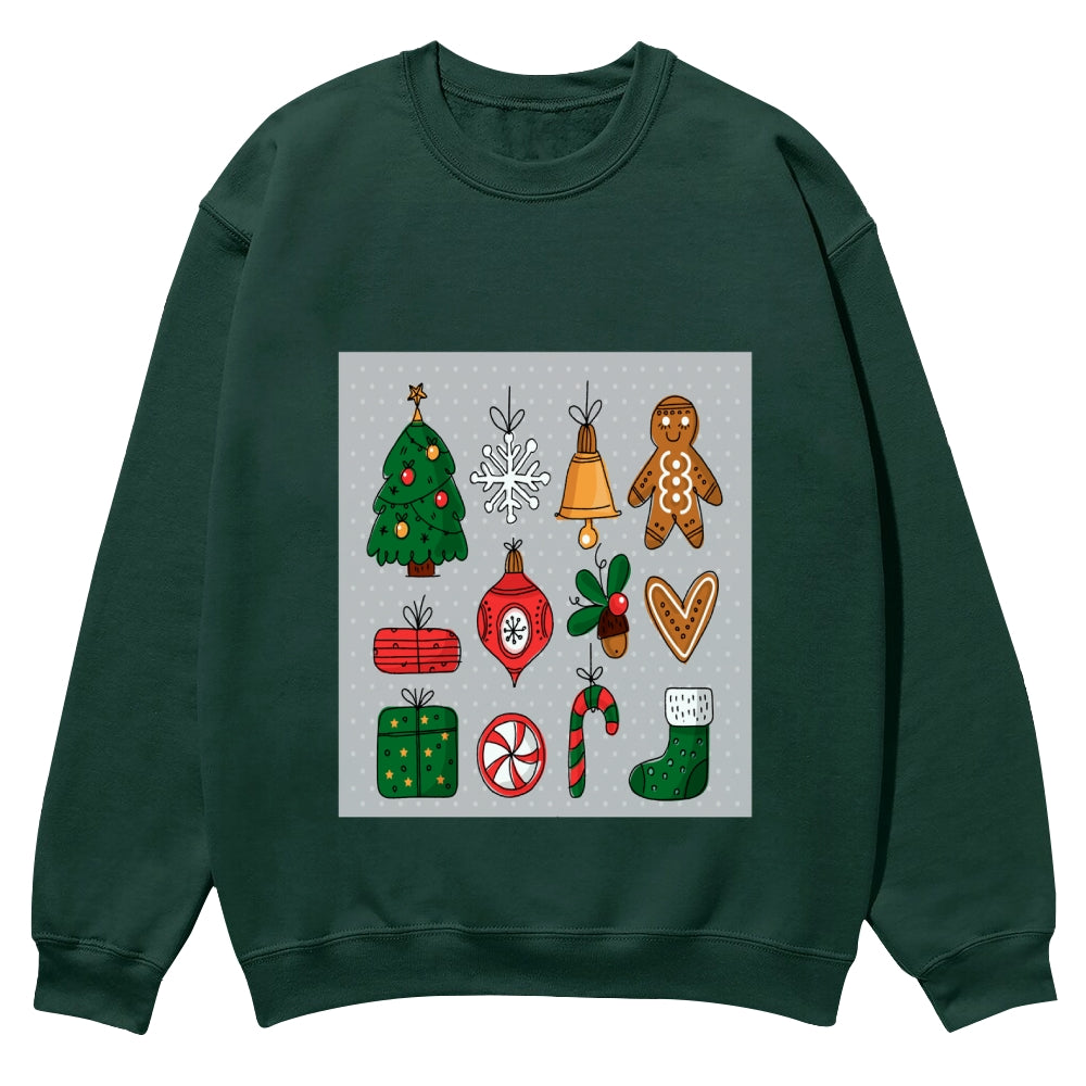 Adorable Christmas Round-Neck Sweater: Cuteness Overload for the Holidays - podsforgirl 