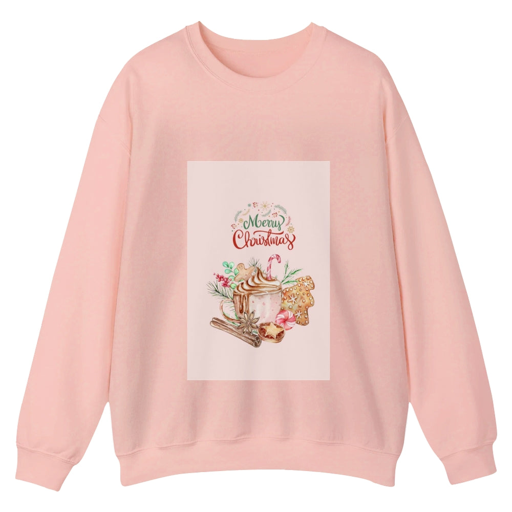 Fashionable Christmas Round Neck Sweatshirt, Lead Festival Trend - podsforgirl 