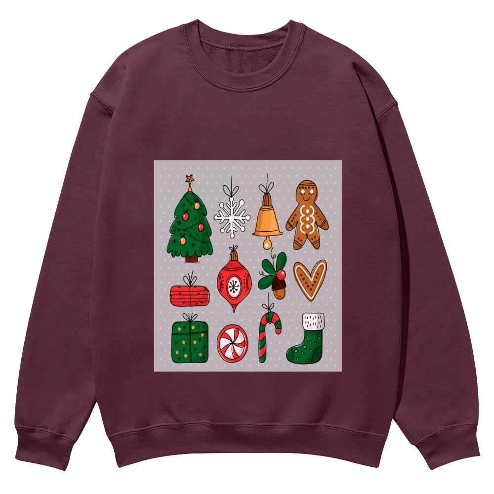 Adorable Christmas Round-Neck Sweater: Cuteness Overload for the Holidays - podsforgirl 