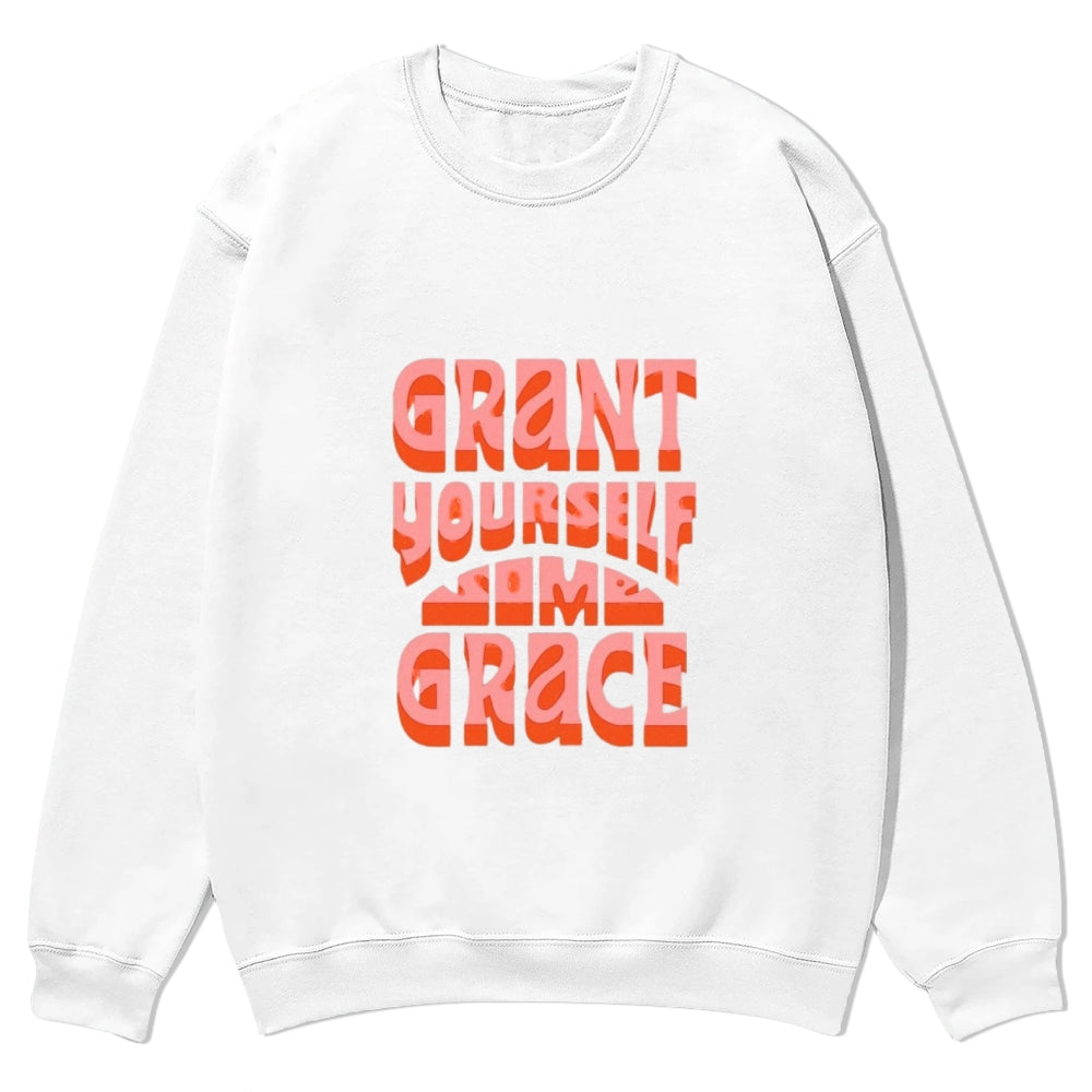 Trendy Letter-Printed Round-Neck Sweatshirt, Unlocking the Code of Street Fashion! - podsforgirl 