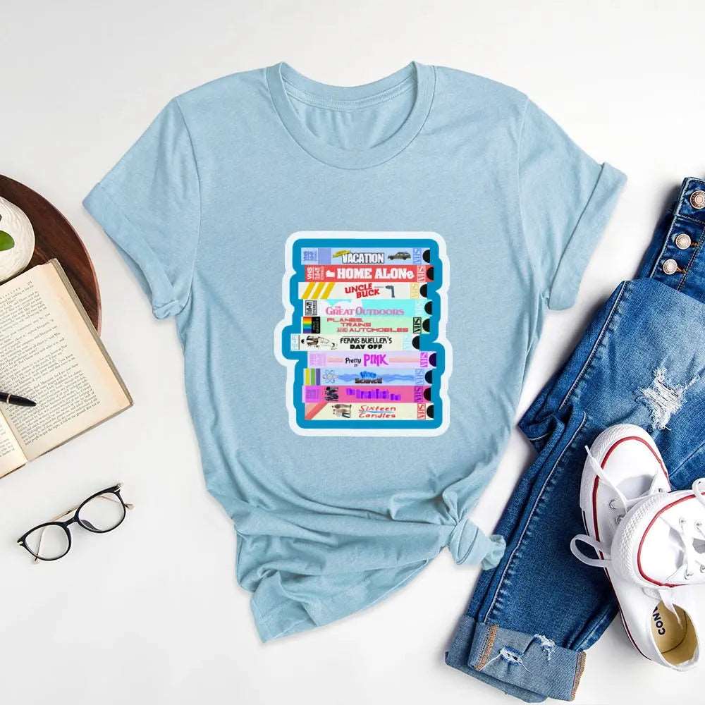 Creative Letter Combination Printed T-shirted,Show Unique Charm - Podsforgirl