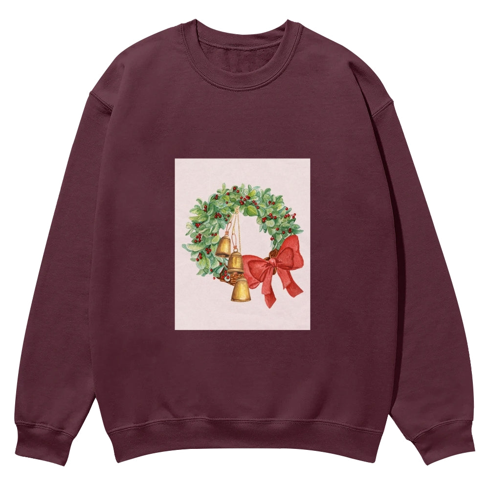 Trendy Christmas Round-Neck Sweatshirt: Leading the Yuletide Style Parade - podsforgirl 