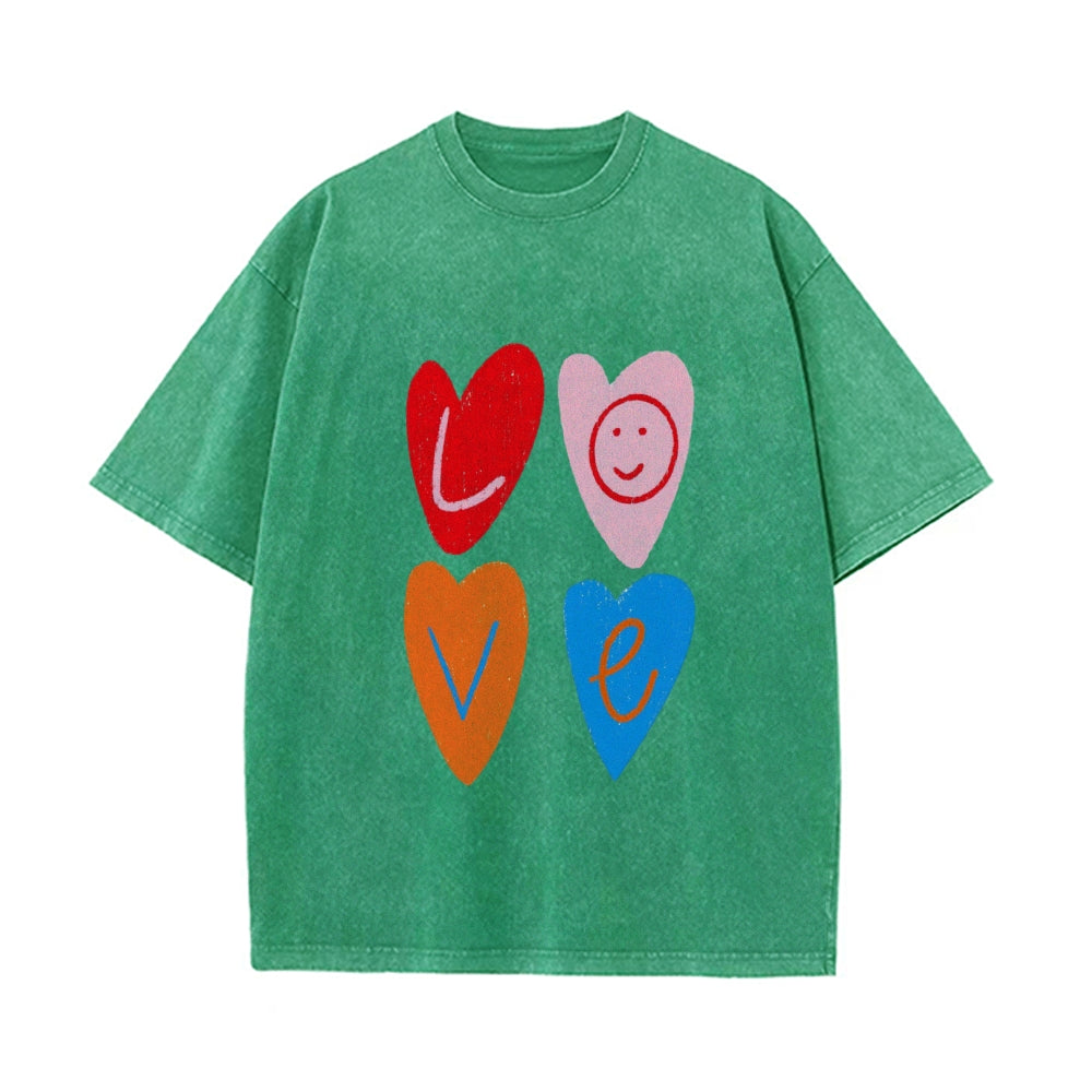 Cozy Up for Valentine’s Day with Matching Water-Washed T-Shirts