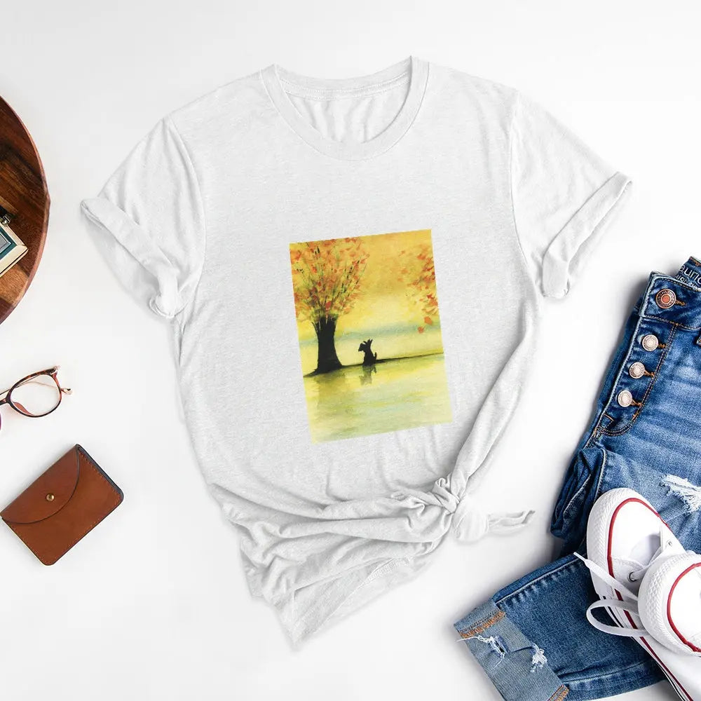 Natural Element Printed T-shirts, Embrace Green Life - Podsforgirl