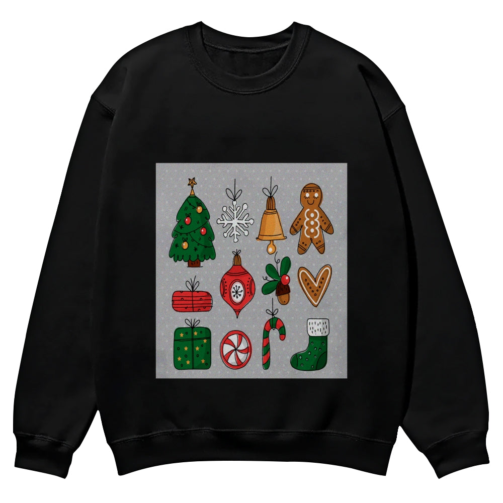 Adorable Christmas Round-Neck Sweater: Cuteness Overload for the Holidays - podsforgirl 