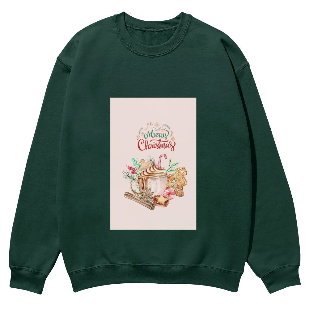 Fashionable Christmas Round Neck Sweatshirt, Lead Festival Trend - podsforgirl 