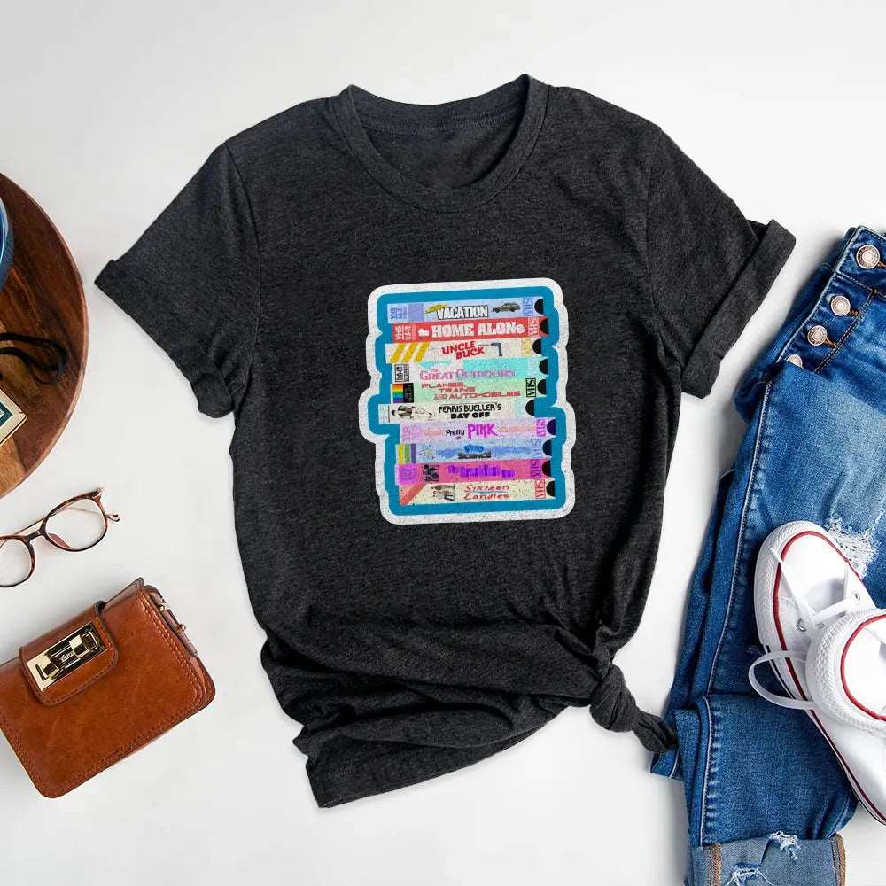 Creative Letter Combination Printed T-shirted,Show Unique Charm - Podsforgirl