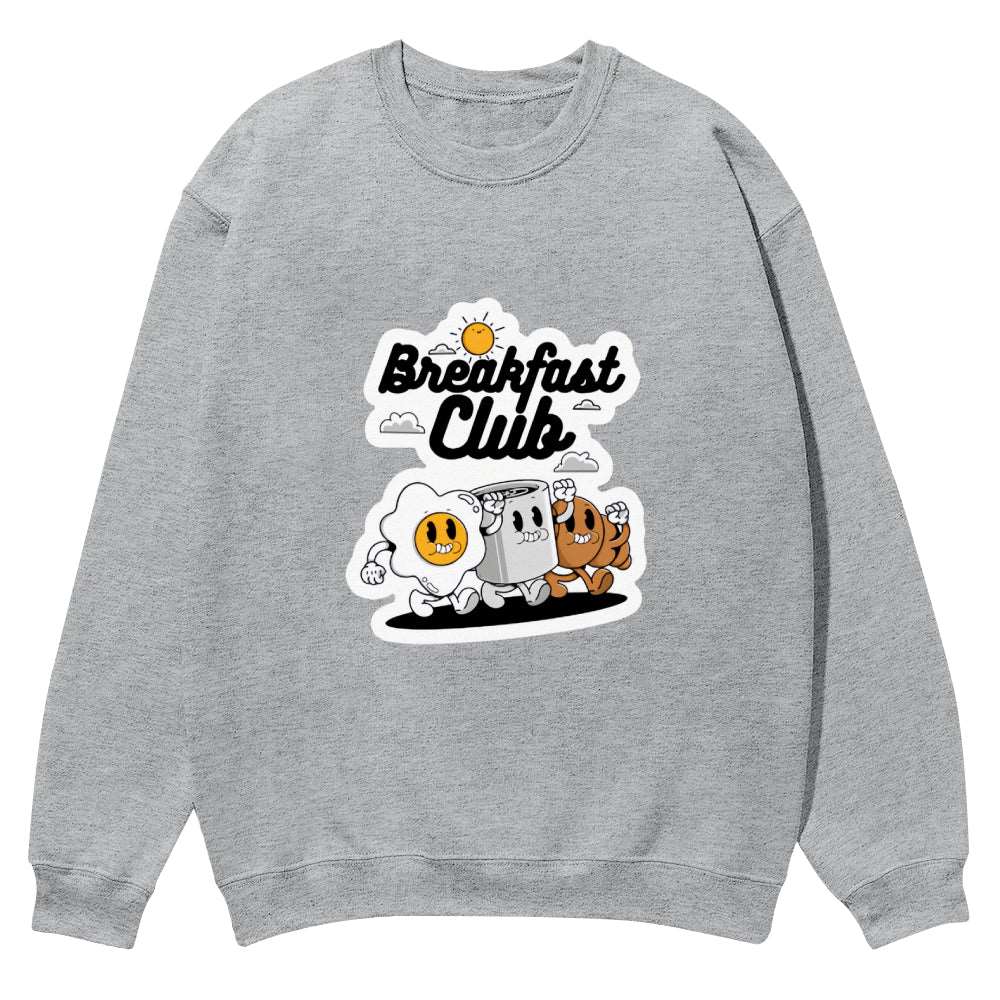 Creative Printed Customizable Round Neck Sweatshirt, Lead the New Direction of Trend - podsforgirl 