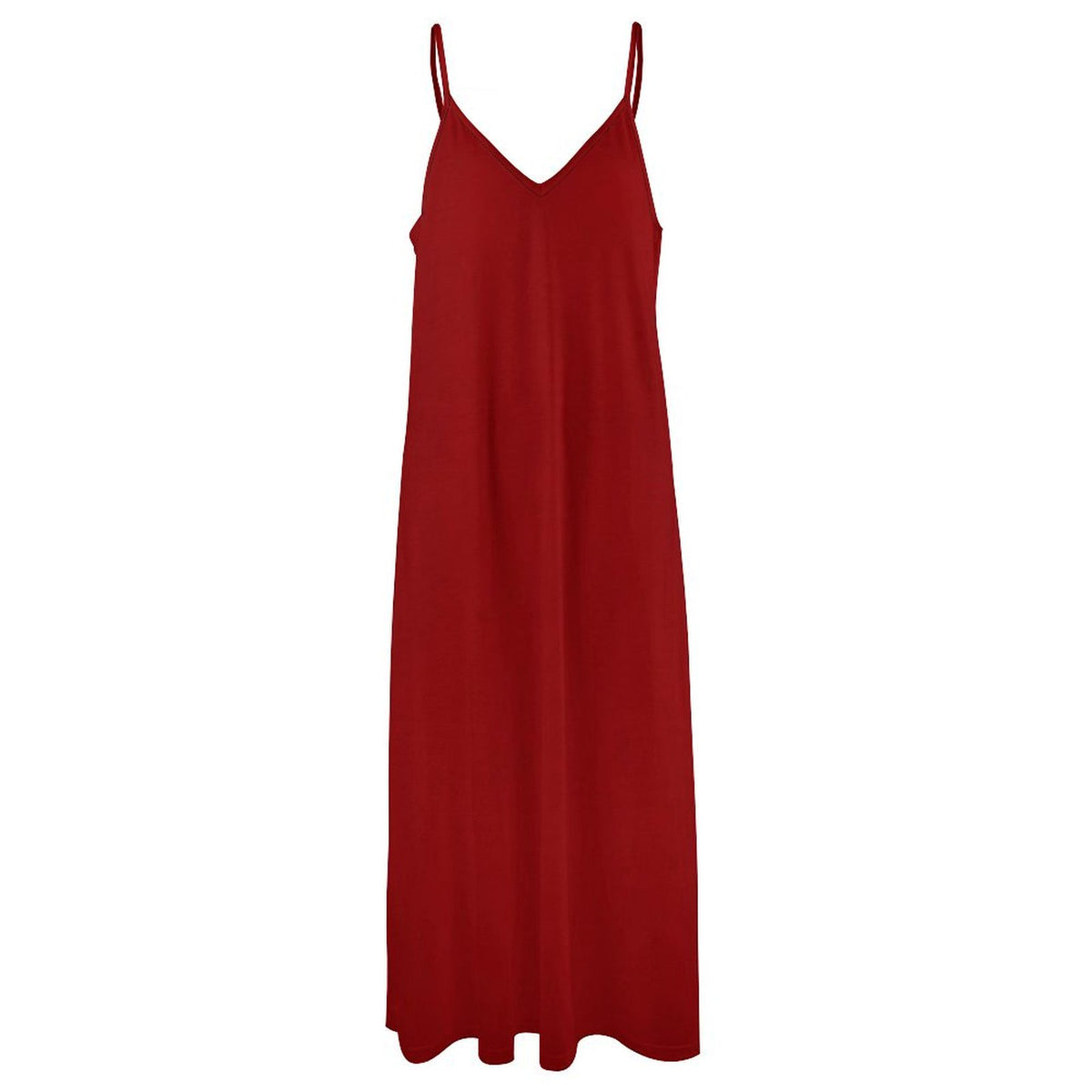 Elegant Spaghetti Strap Maxi Dress