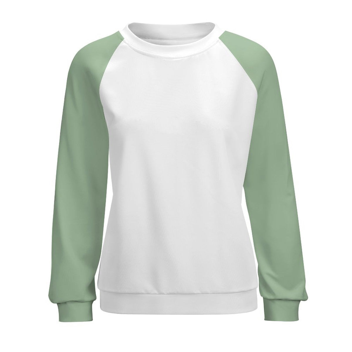 Premium Cotton Raglan Crewneck Sweatshirt - A Wardrobe Essential.