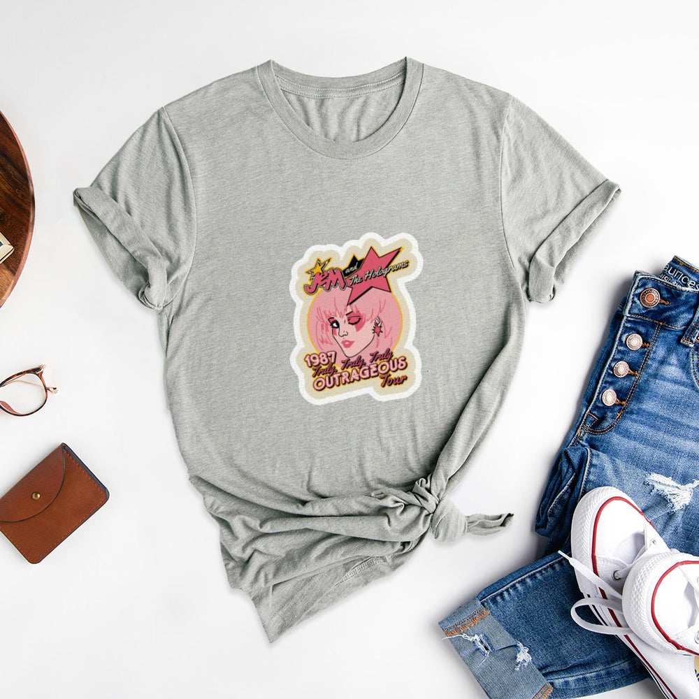 Customize Your Exclusive Printed Round Neck T-Shirt, Show Extraordinary Charm - podsforgirl 