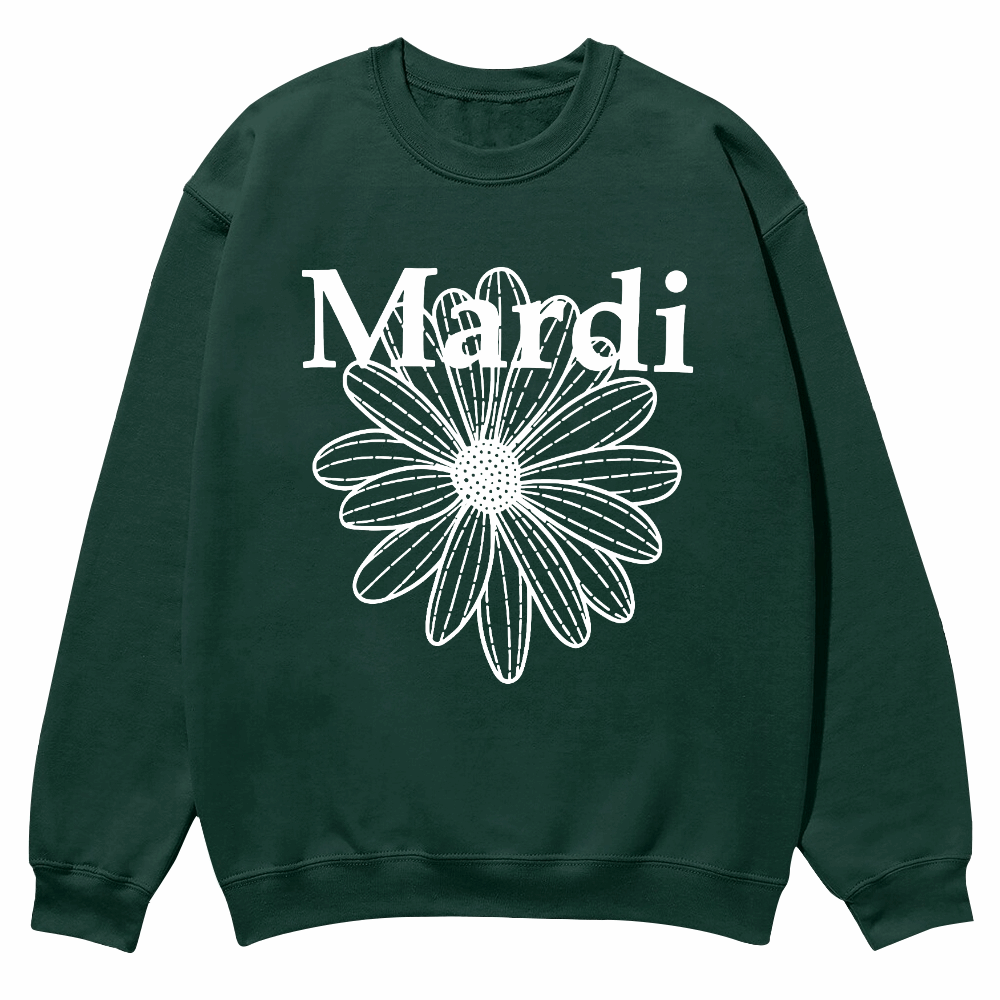 Vibrant Celebration: Mardi Gras Inspired Sweatshirt - podsforgirl 