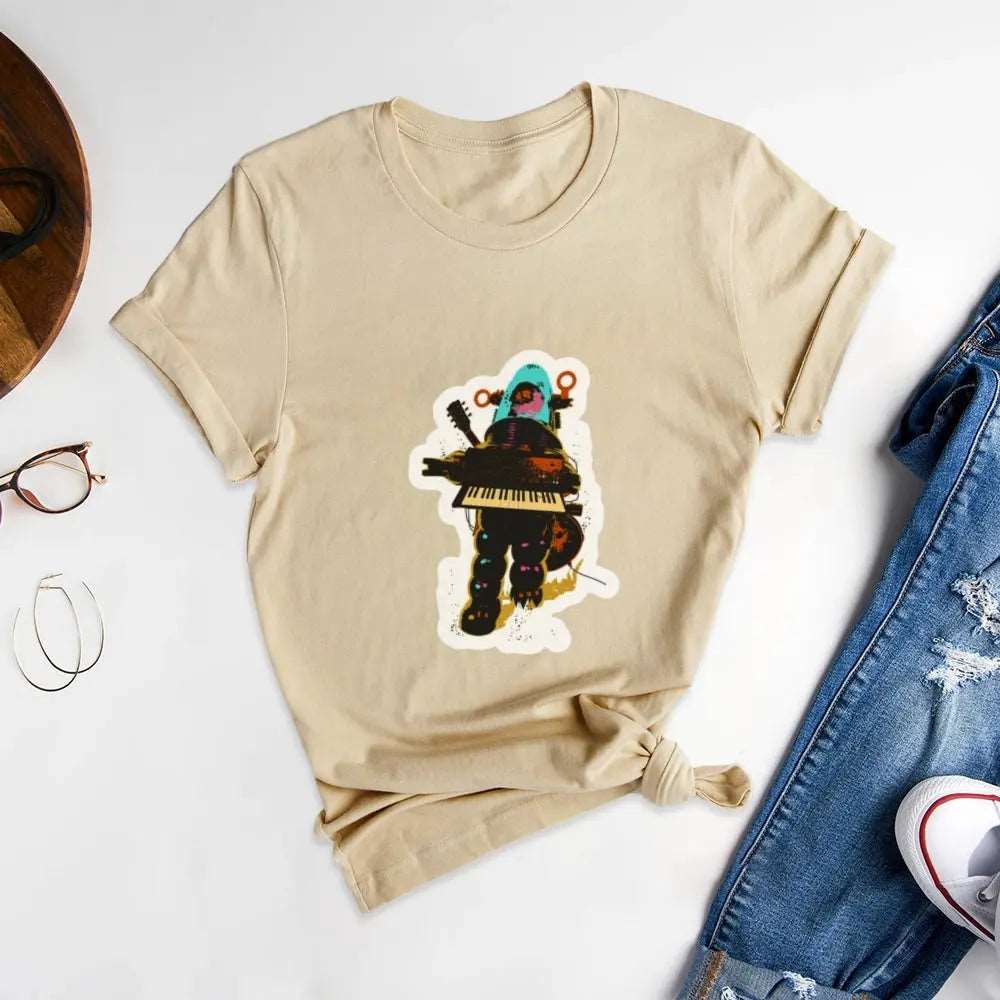 Cool Printed Round Neck T-Shirts, Show Personality Edge - podsforgirl 