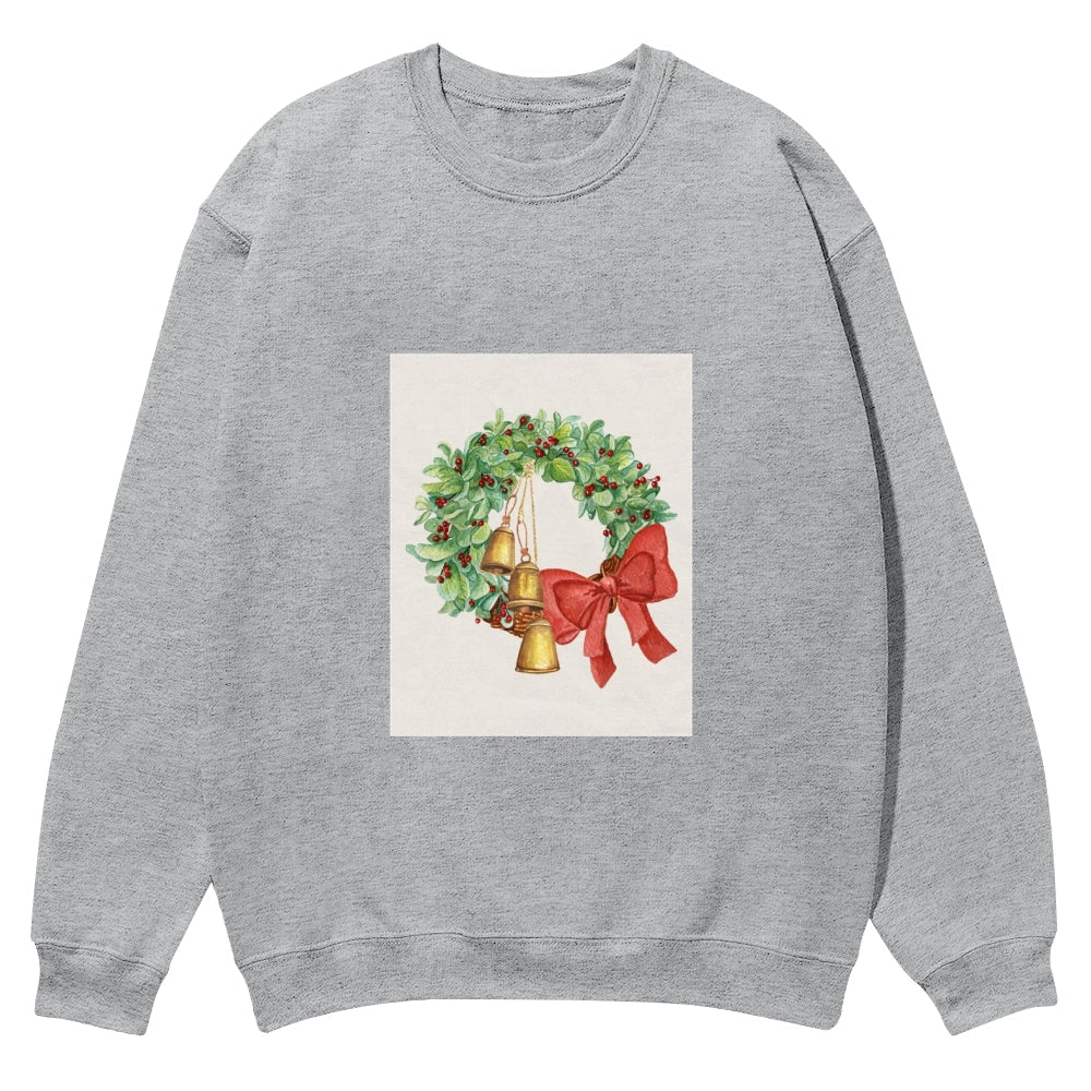 Trendy Christmas Round-Neck Sweatshirt: Leading the Yuletide Style Parade - podsforgirl 