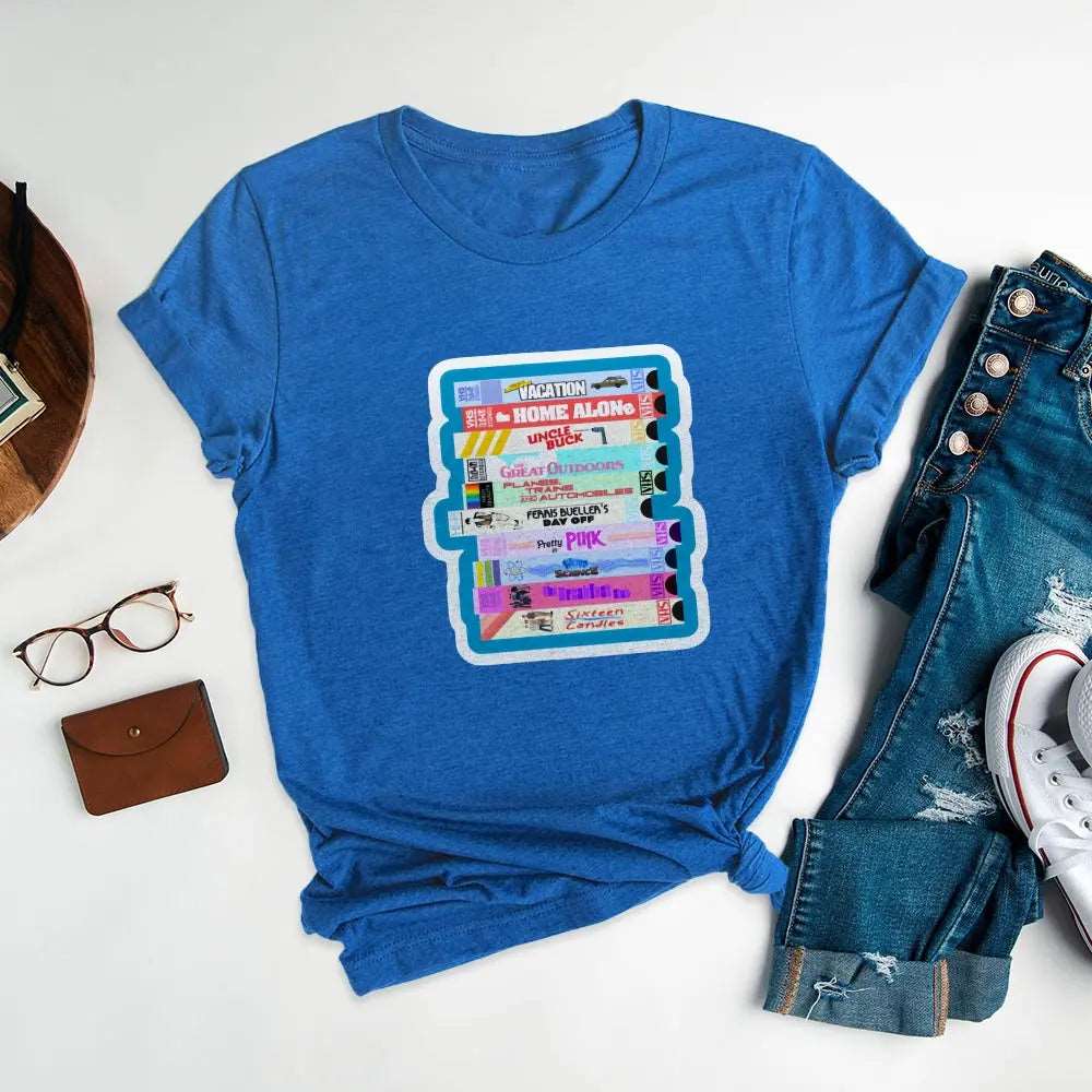 Creative Letter Combination Printed T-shirted,Show Unique Charm - Podsforgirl