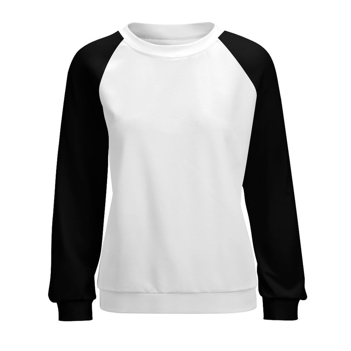 Minimalist Sweatshirt Raglan Crewneck Pullover - Sleek Design for Effortless Wear.