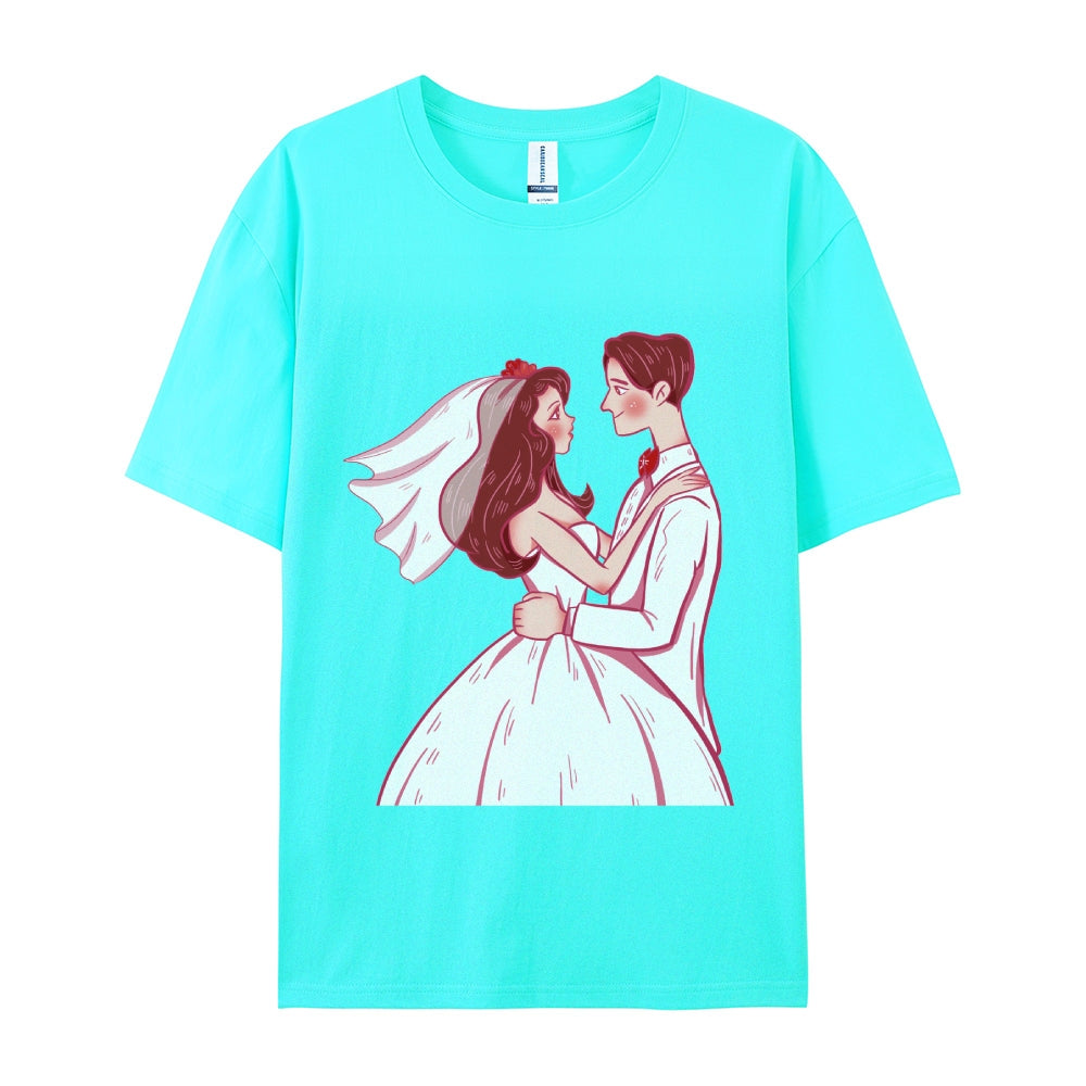 Matching Tees for Him and Her, Soft Cotton Comfort for Couples