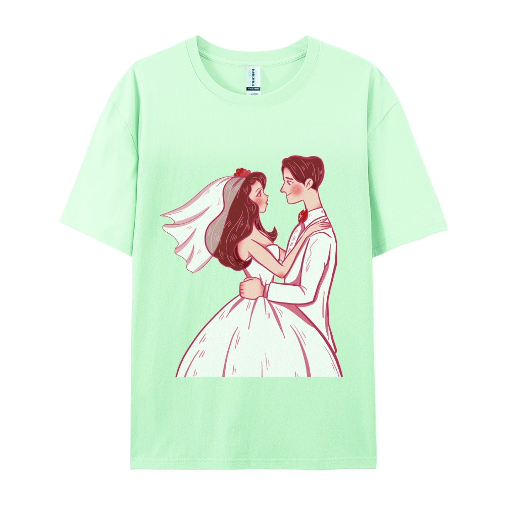 Matching Tees for Him and Her, Soft Cotton Comfort for Couples