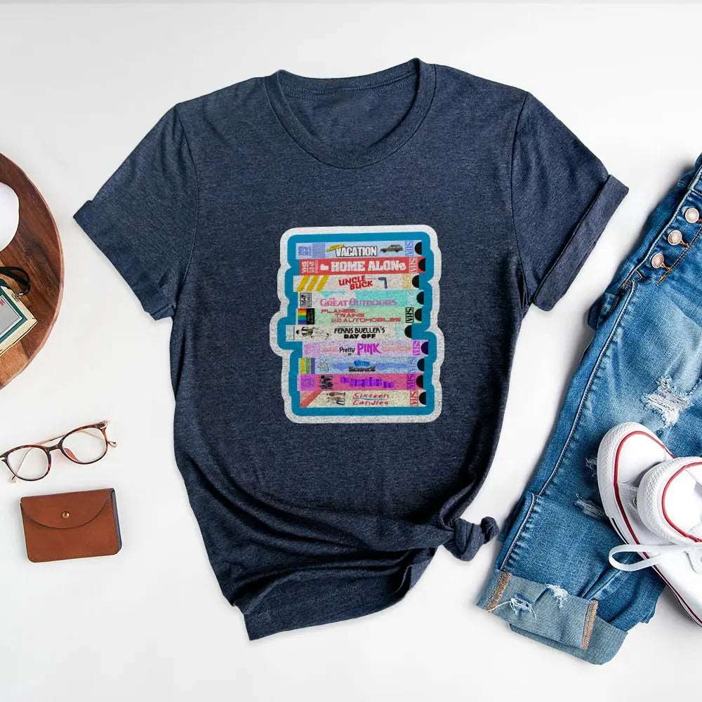 Creative Letter Combination Printed T-shirted,Show Unique Charm - Podsforgirl