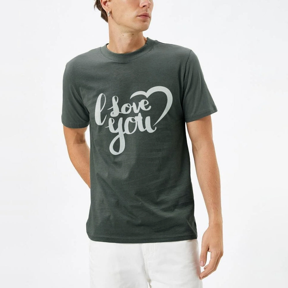 Soft Cotton Couple T-Shirts, Simple, Comfortable, and Stylish