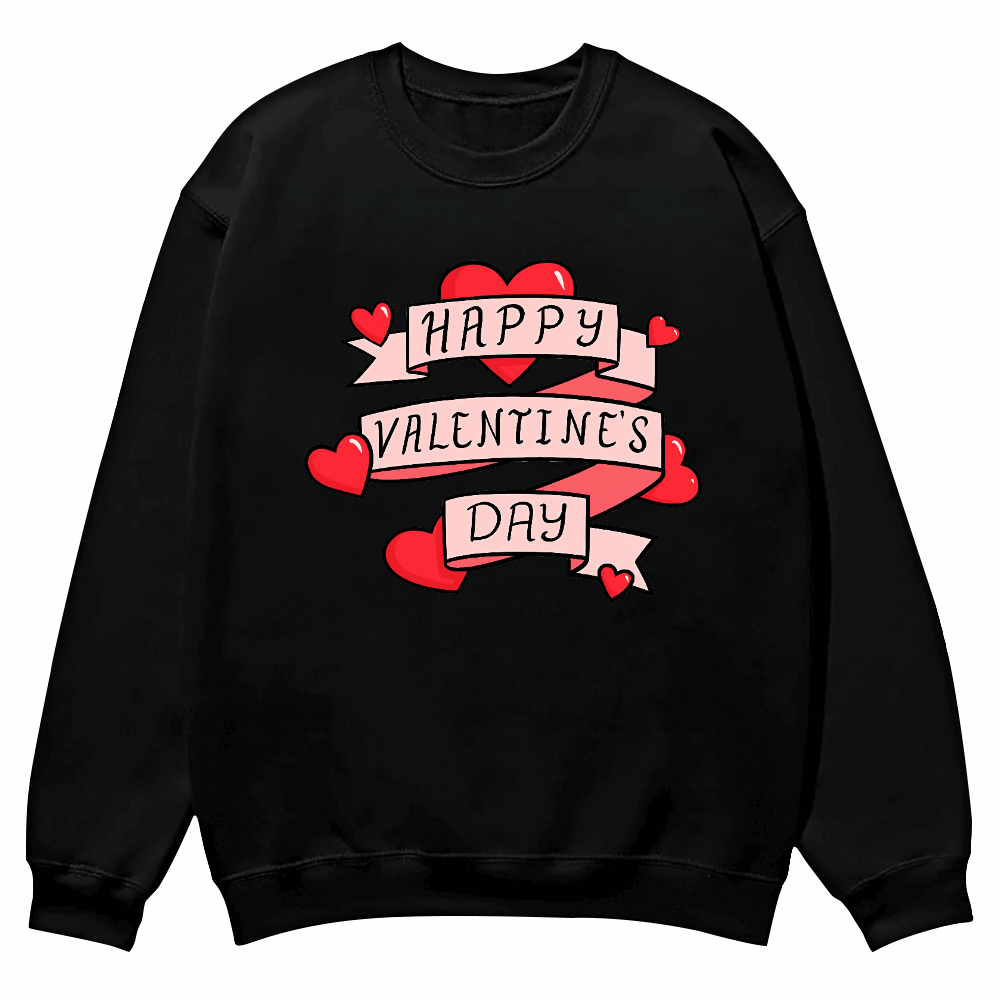 Crafted Your Signature Style Personalized Couple Sweatshirt.