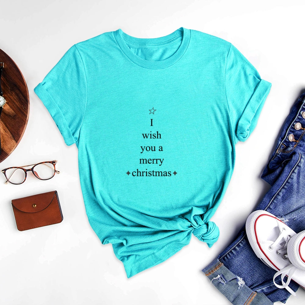 Customizable Fashion Printed Round Neck T-Shirt - podsforgirl 