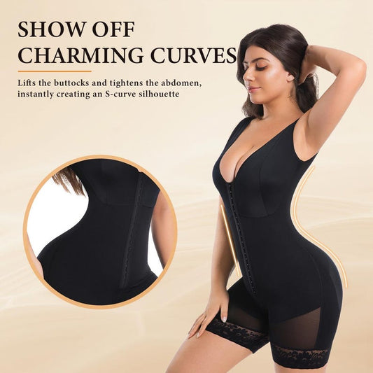 SHAPMAMA™ Women's Fajas Colombianas Body Shapers with Strong Compression and Bra